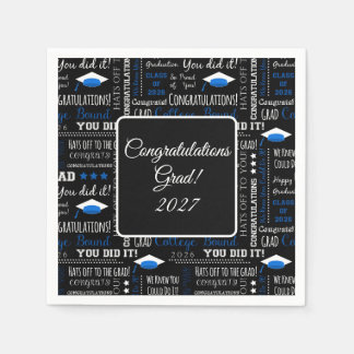 Graduation Cap Napkins