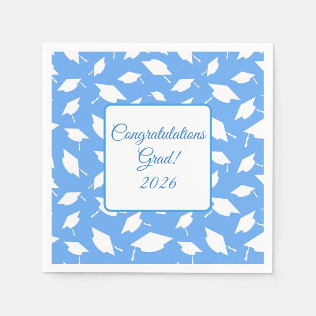 Graduation Cap Napkins (Front)