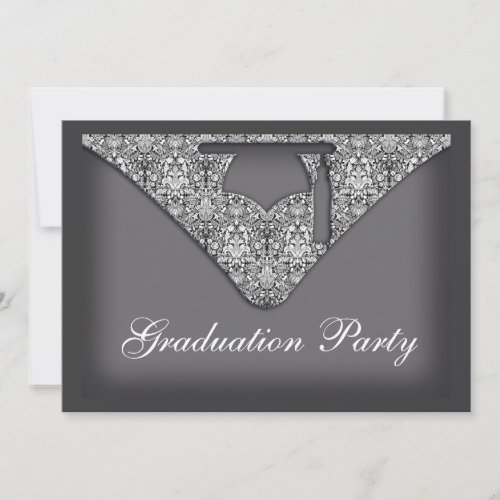 Graduation Cap Party Invitation