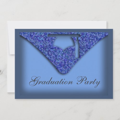 Graduation Cap Party Invitation