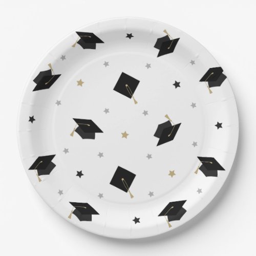Graduation Cap Pattern Plates