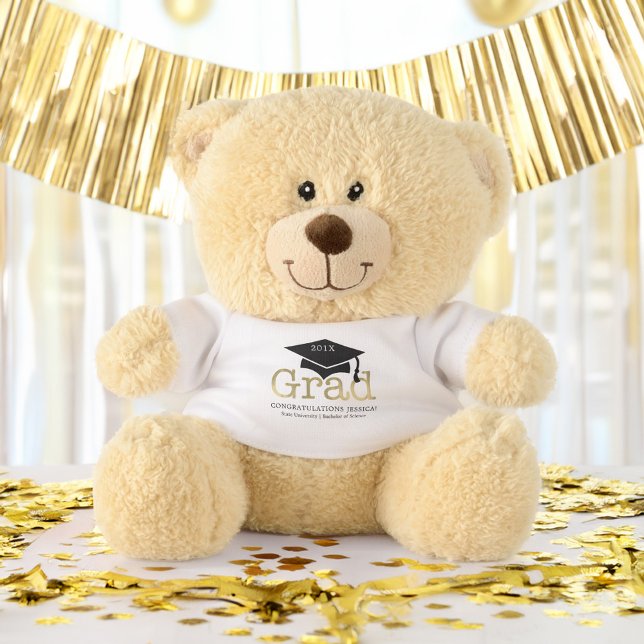 Graduation Cap Personalized Congratulations Teddy Bear (Creator Uploaded)