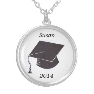 Graduation Cap Personalized Necklace
