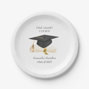 Graduation Cap Personalized Paper Plates