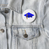 Graduation Cap Pinback Button (In Situ)