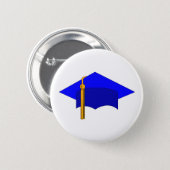Graduation Cap Pinback Button (Front & Back)