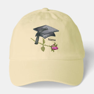 Graduation Cap Rose hat