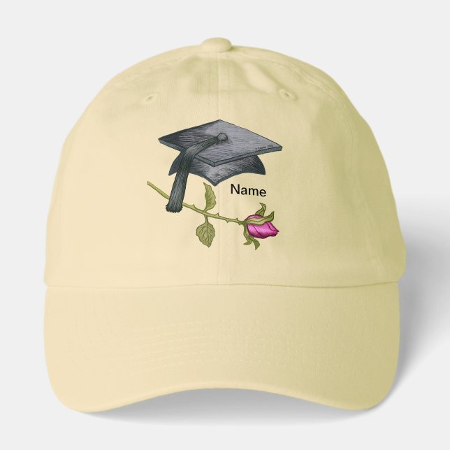 Graduation Cap Rose hat (Front)