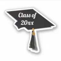 BOLD Class of 2023 Grad Cap Sticker for Sale by Gravityx9