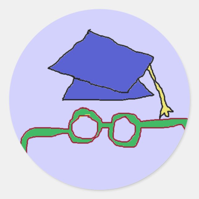 Graduation Cap Stickers (Front)