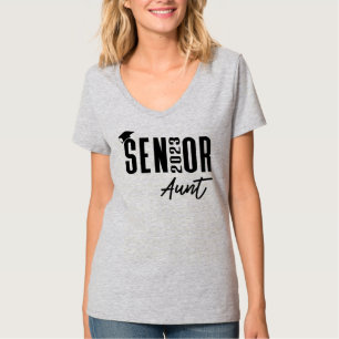 Graduation Cap Tassel Class of 2023 Senior Aunt T-Shirt