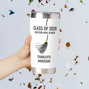 Graduation Cap Tassel Insulated Tumbler