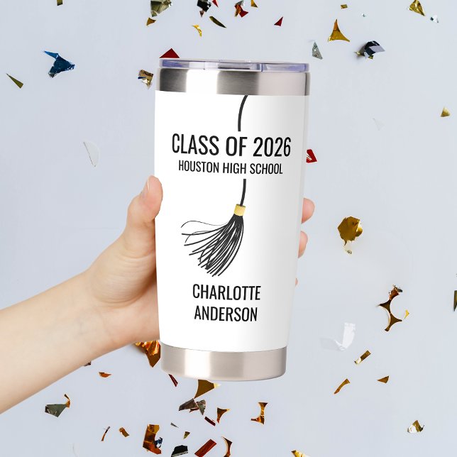 Graduation Cap Tassel Insulated Tumbler (Creator Uploaded)
