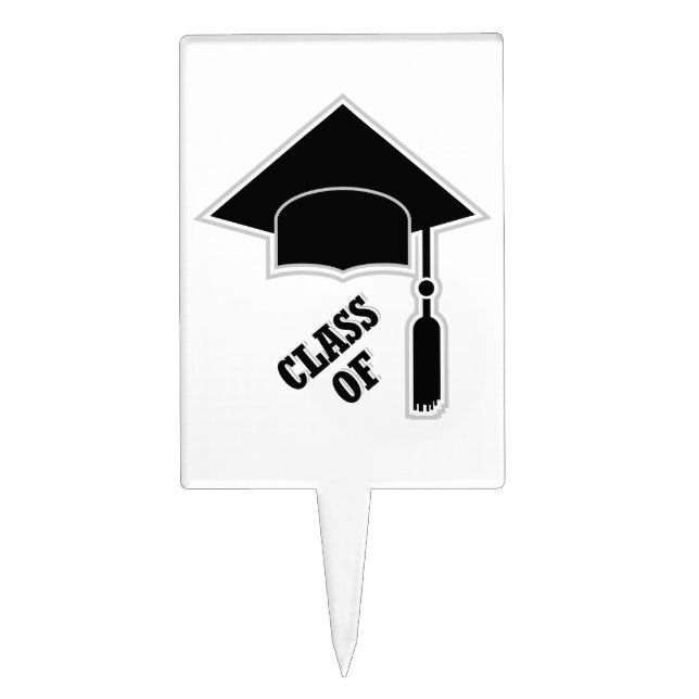 Graduation Cap Template Cake Topper (Front)