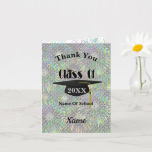 Graduation Cap Thank You Card