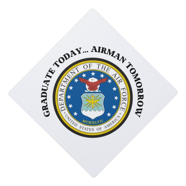 Graduation Cap Topper - Air Force (Front)