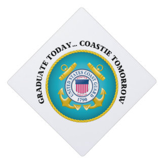 Graduation Cap Topper - Coast Guard