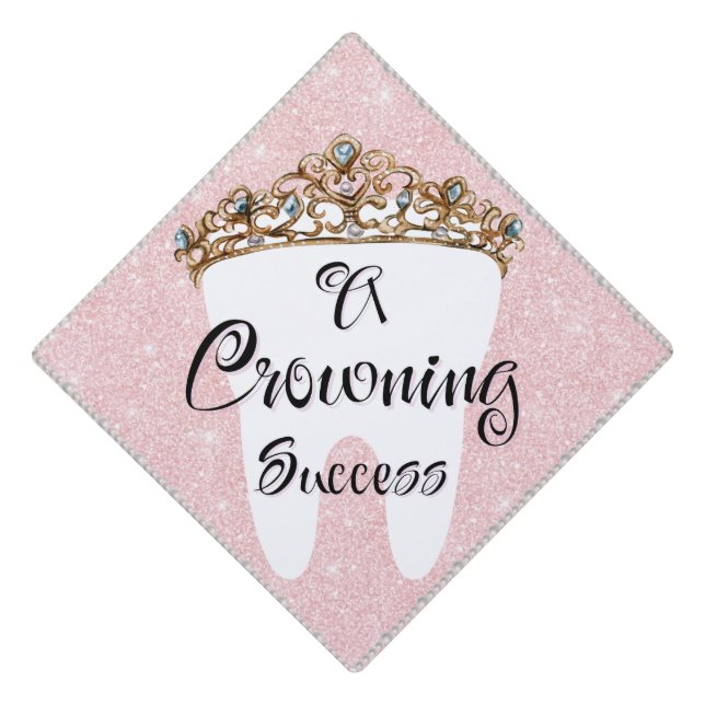Graduation Cap Topper - Crowning Success (Front)