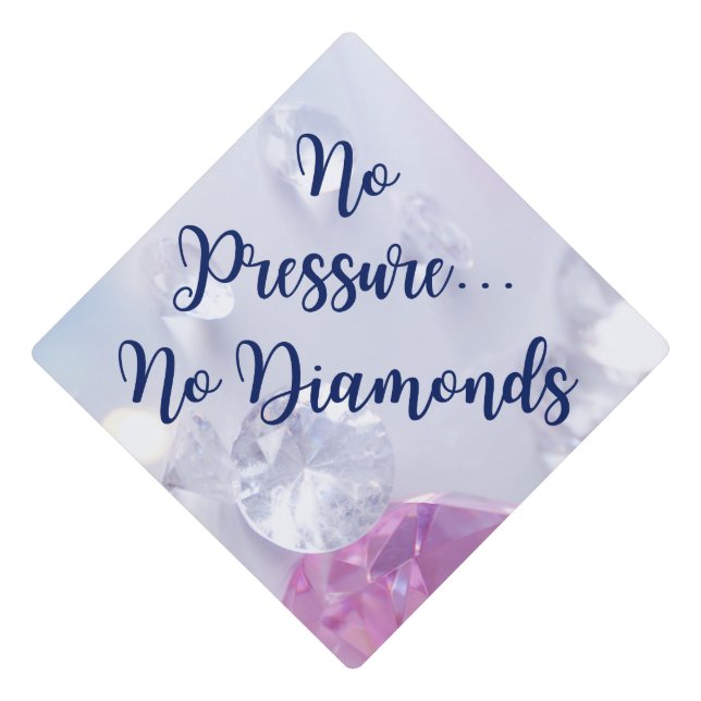Graduation Cap Topper - Diamonds (Front)