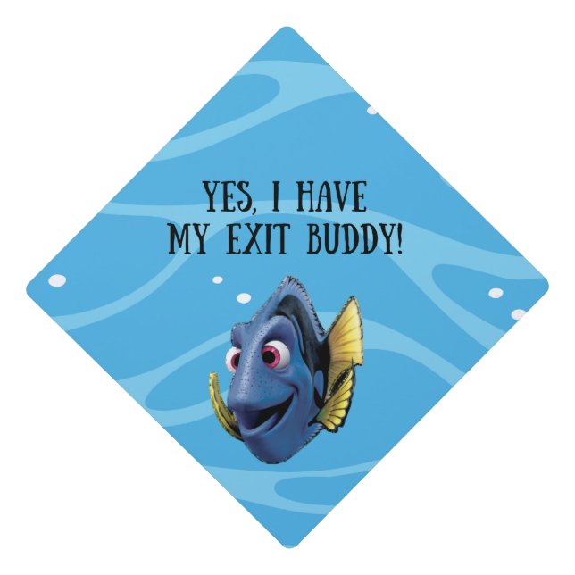 Graduation Cap Topper - Exit Buddy 2 (Front)