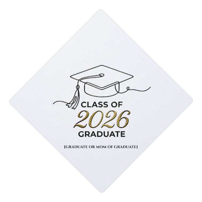 Graduation Cap Topper /  Graduation 2026  (Front)