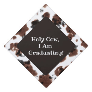 Graduation Cap Topper - Holy Cow