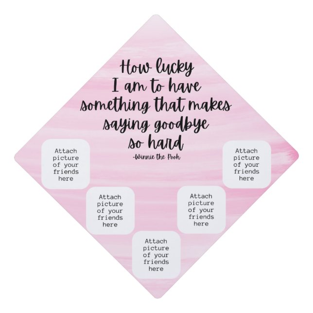 Graduation Cap Topper - How Lucky I Am (Front)