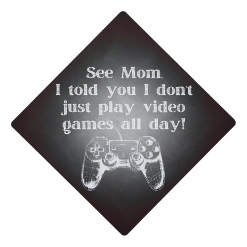 Graduation Cap Topper _ See Mom