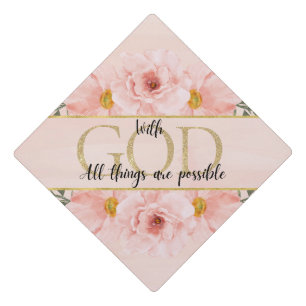 Graduation Cap Topper - With God