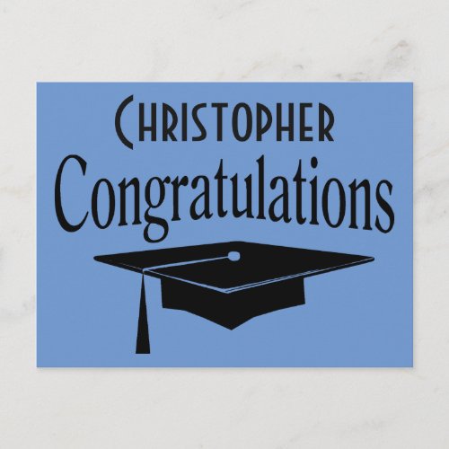 Graduation Cap Words Of Advice Party Card