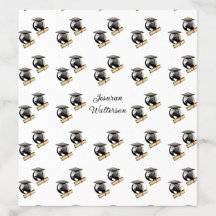 Graduation cap World Globe and Diploma