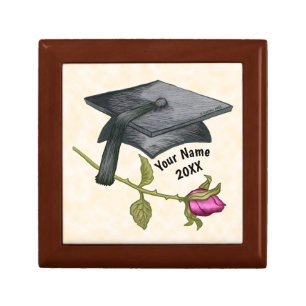 Graduation Cap Year custom  Gift Box
