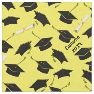 Graduation Caps With Diploma Fabric