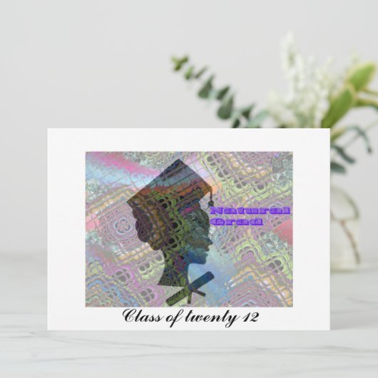 Graduation Card Afrochica (Standing Front)