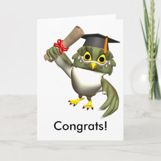 Graduation Card and Matching Postage Stamp