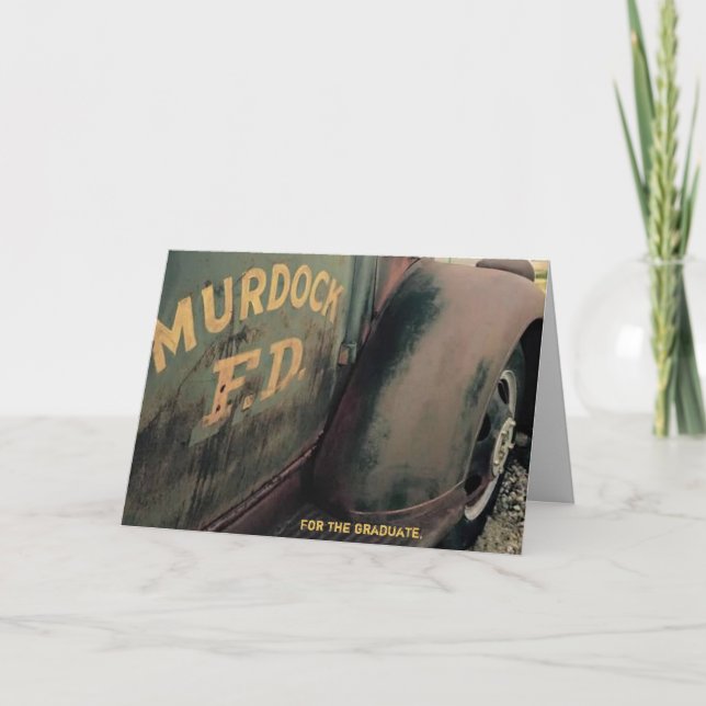 graduation card for boy (Front)