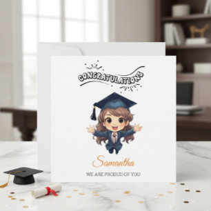 Graduation card for daughter, graduation card