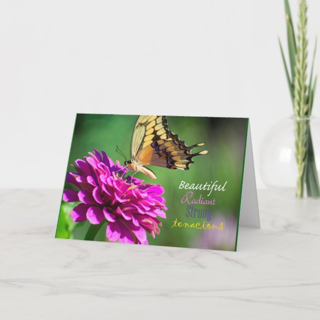 Graduation card for girl / woman (Front)