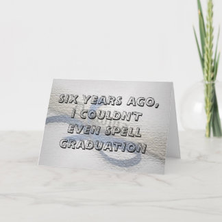 Graduation Card (with a nice ccover)