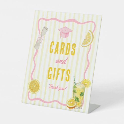 Graduation Cards and Gifts Freshly Graduated Party Pedestal Sign