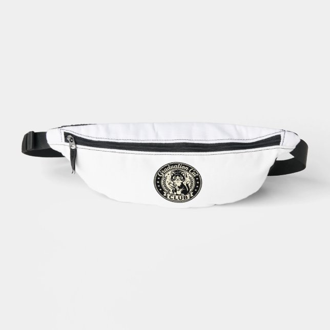 Graduation Cat Funny Cat Graphic - Graduation Cat  Fanny Pack (Front)