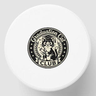 Graduation Cat Funny Cat Graphic - Graduation Cat Mini Candle Favors