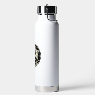 Graduation Cat Funny Cat Graphic - Graduation Cat Water Bottle