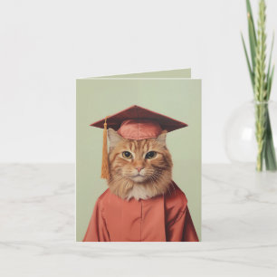 Graduation Cat Invitation