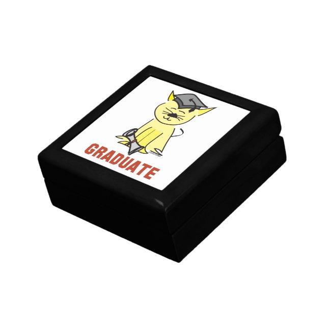 Graduation Cat Lover Gift Box (Side)