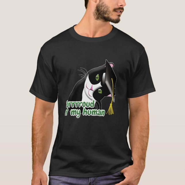 Graduation Cat T-Shirt (Front)