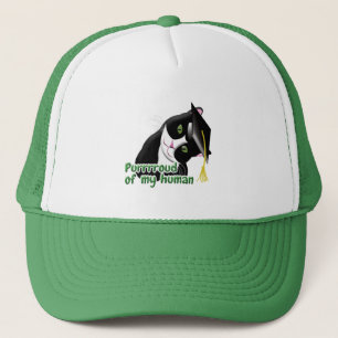Graduation Cat Trucker Hat