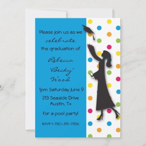 Graduation Celebration! Personalized Invitations