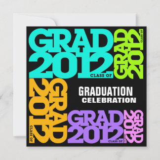 Graduation Celebration Invitation 2012 Color 1