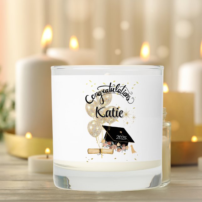 Graduation Celebration Modern Scented Candle (Creator Uploaded)